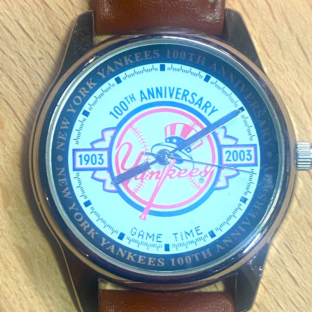 NY Yankees 100th Anniversary men’s watch.
